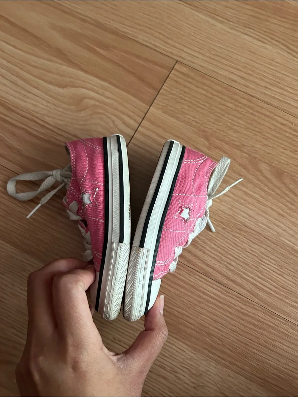 Converse One Star Pink Sneakers Infants Size 6